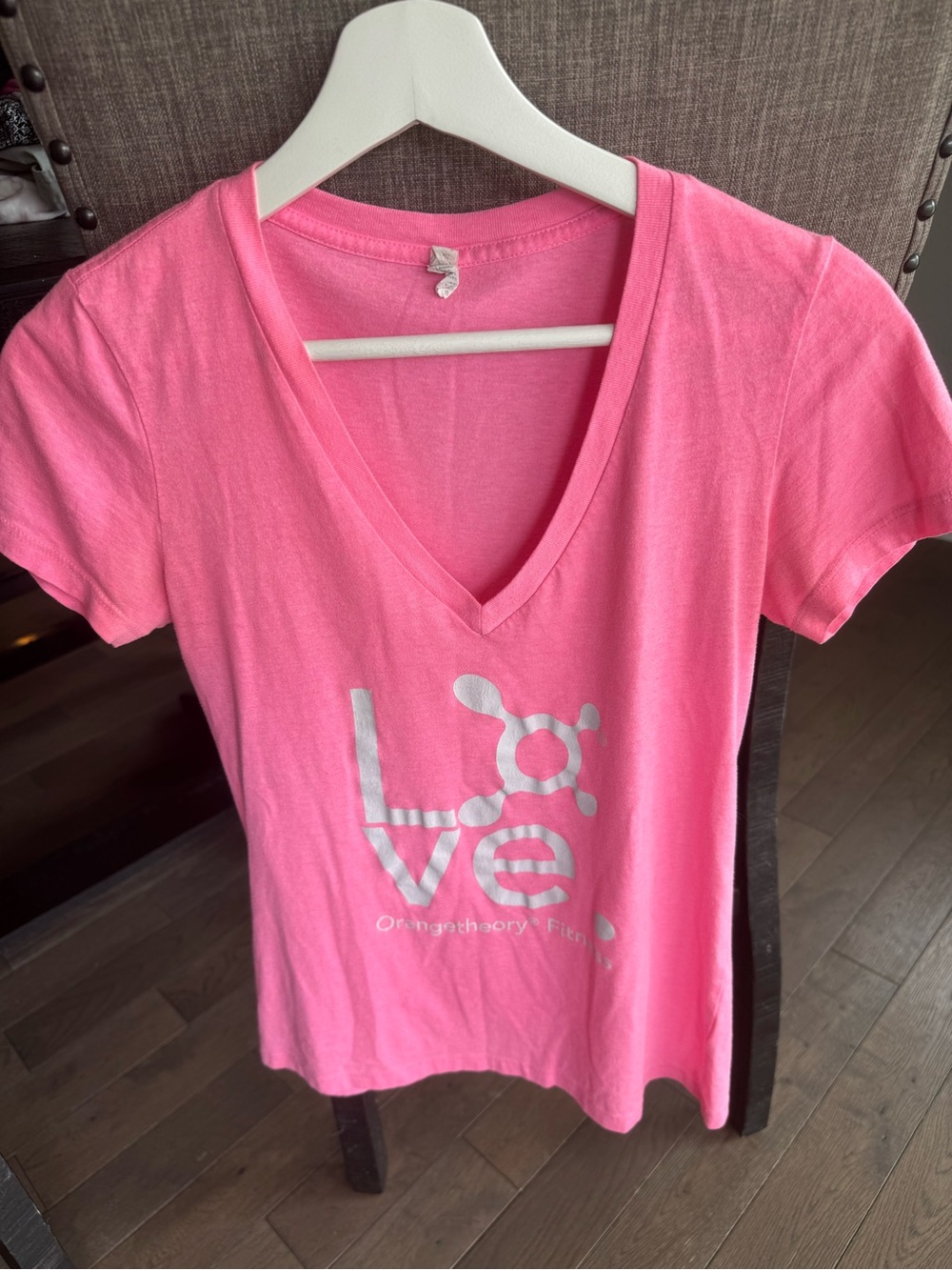 Women’s Orangetheory Fitness Pink V-Neck Tee